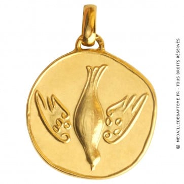 Médaille de Communion (Or Jaune)