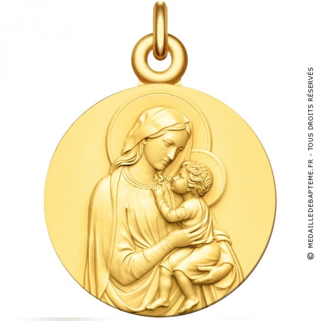 Médaille Vierge Couronnée à l'Enfant