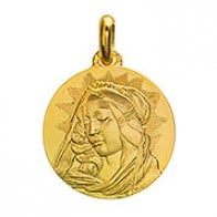 Médaille Madone du Magnificat (Or Jaune)