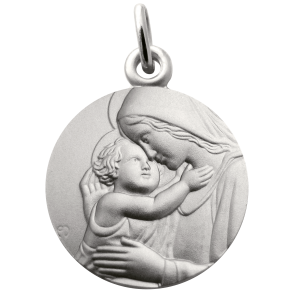 Médaille Vierge à l'enfant "Moment de tendresse" 