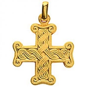 Croix Byzantine (Or Jaune)