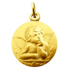 Médaille Ange Pensif Raphael Martineau (Vermeil)