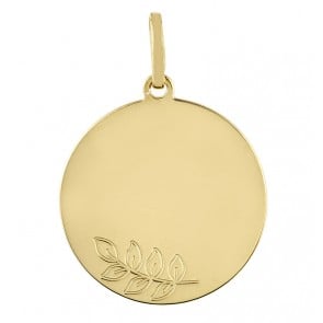 Médaille Le Rameau d'Olivier (Or Jaune)