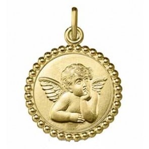Médaille Ange Raphaël Perlée (Or Jaune)