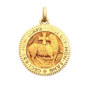 Médaille Agneau Mystique  - medaillle bapteme Becker