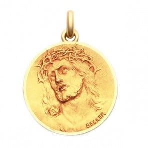 Médaille Christ Ecce Homo  - medaillle bapteme Becker