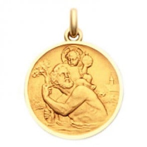 Médaille Becker Saint Christophe (Or Jaune)