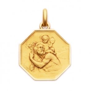 Médaille Saint Christophe  - medaillle bapteme Becker