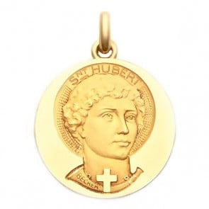 Médaille Saint Hubert  - medaillle bapteme Becker