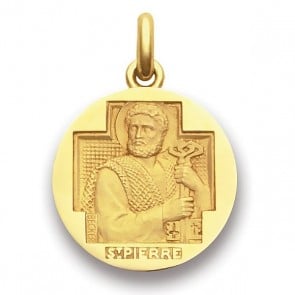 Médaille Saint Pierre  - medaillle bapteme Becker