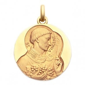 Médaille Saint Vincent  - medaillle bapteme Becker