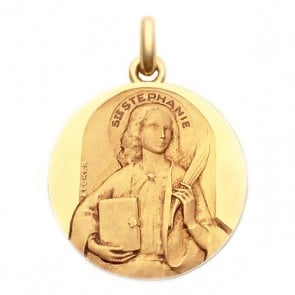 Médaille Sainte Stéphanie  - medaillle bapteme Becker