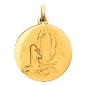 Médaille Vierge Apparition  - medaillle bapteme Becker