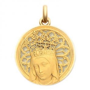 Médaille Vierge Couronnée  - medaillle bapteme Becker