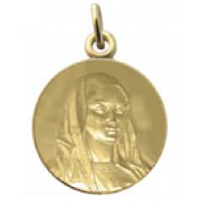 Médaille Portrait de la Madone (Or Jaune)