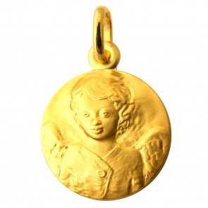 Médaille Ange au chandail (or jaune)