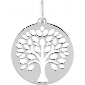 Médaille "Mon bel arbre de vie" (Or Blanc)