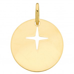 Médaille étoile du Berger (Or Jaune 9k)