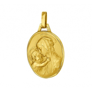 Médaille Vierge à l'enfant de Botticelli Ovale