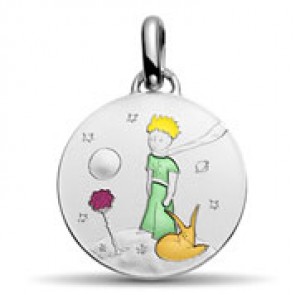 Médaille Petit Prince en couleur (Argent)