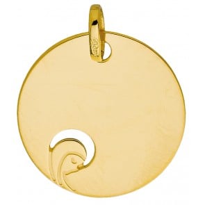 Médaille petite Vierge ajourée (Or Jaune 9K)
