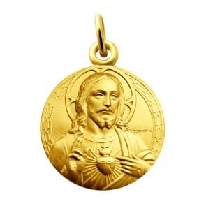 Médaille Sacré-Coeur de Jésus (Vermeil)