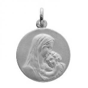 Médaille Vierge à l'Enfant (argent)