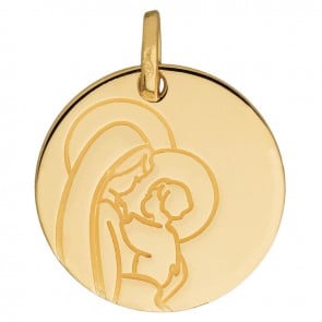 Médaille Vierge Maternité (Or Jaune)