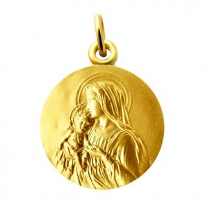 Médaille Vierge et l'enfant Martineau (Vermeil)