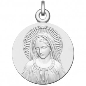 Médaille Madone Antique (Argent)