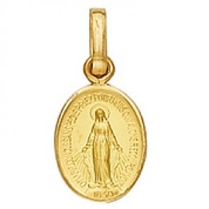 Médaille Vierge Miraculeuse Ovale