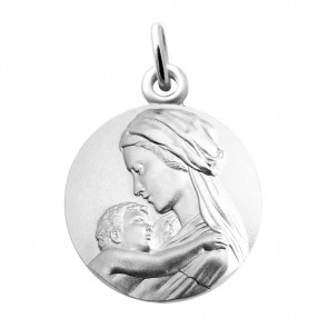 Médaille Vierge et l'enfant tendresse Martineau (Argent)