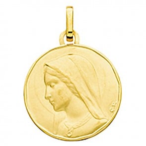 Medaille Vierge Priante (or jaune)