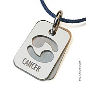 Pendentif SIGNS Cancer (Or Blanc)